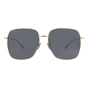 New Authentic Gucci Womens Square/Rectangle Gold Gold Grey Fashion Designer Sung